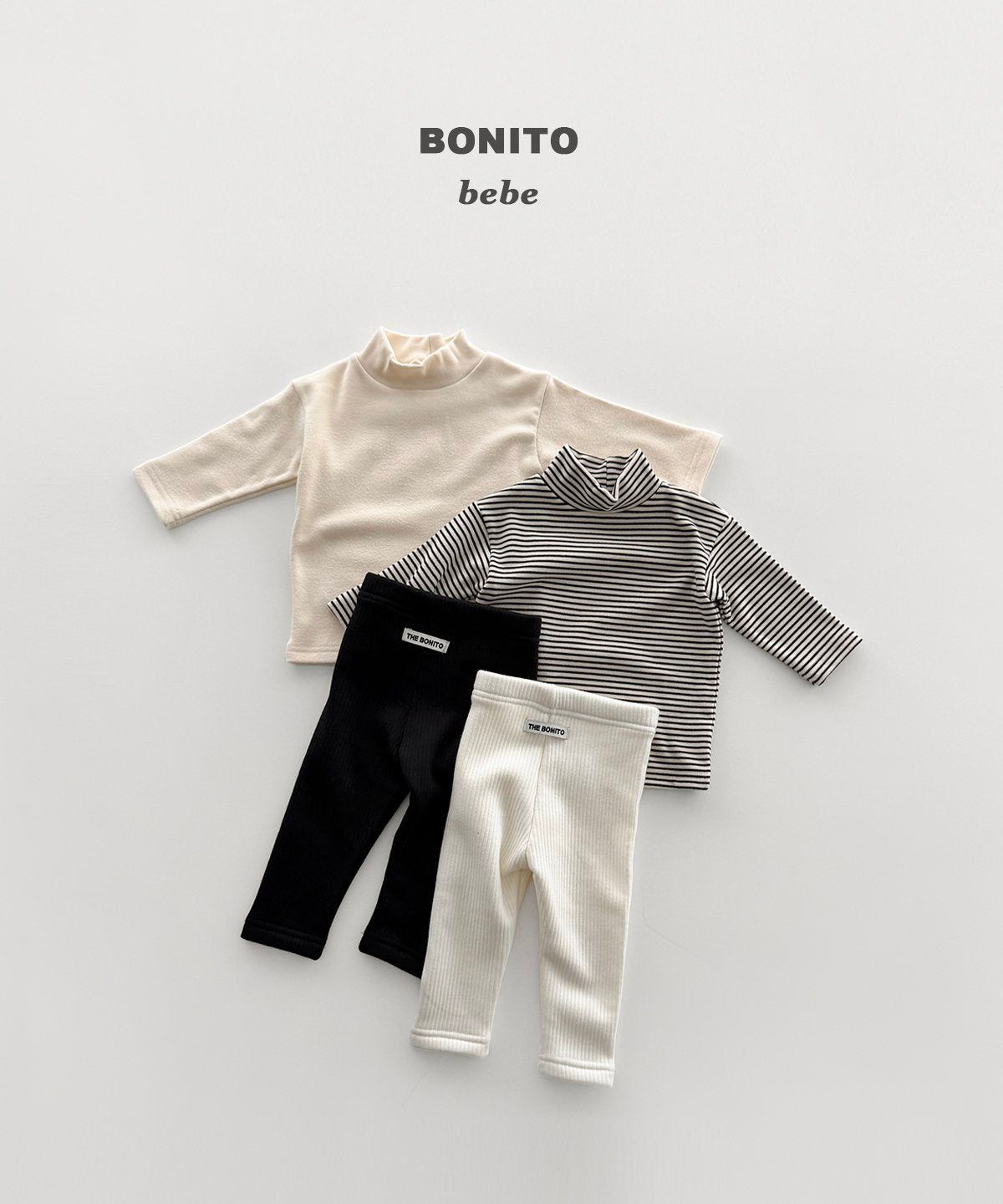 ［BONITO］1+1 rib leggings