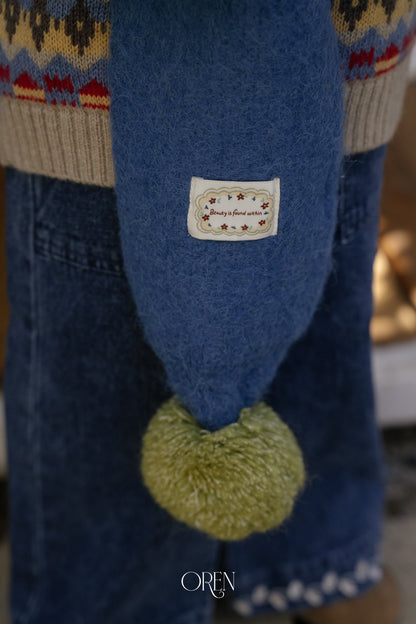 ［OREN］merci pom-pom muffler
