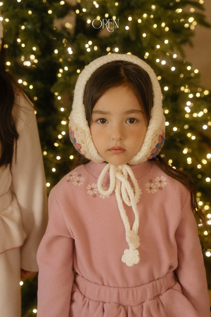 ［OREN］ambre frill fleece set