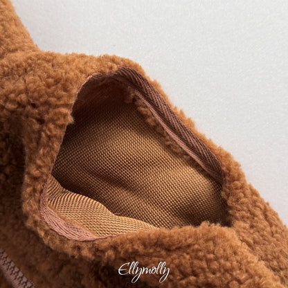 ［ellymolly］bear hood vest