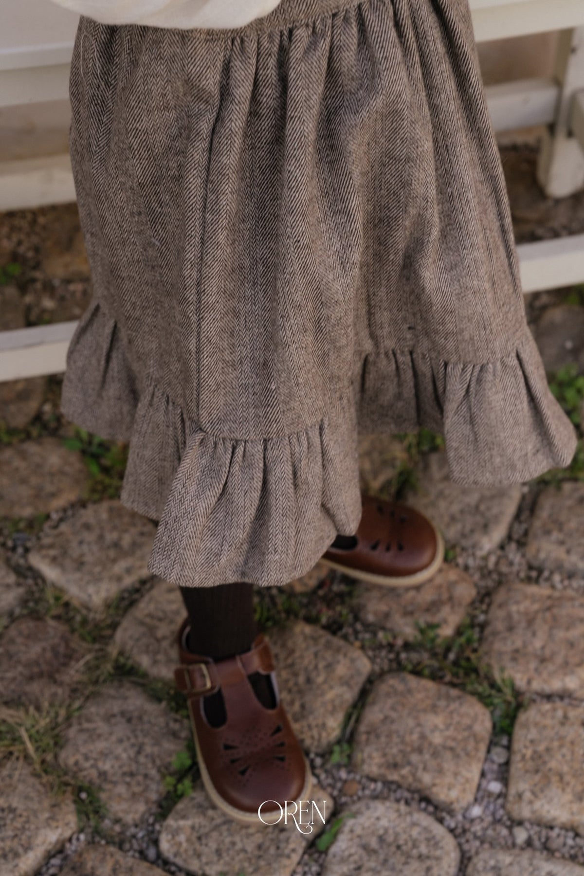 ［OREN］solene pinafore dress