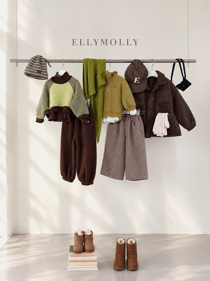 ［ellymolly］shade wide pants
