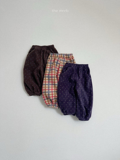 ［minirobe］fleece jogger pants