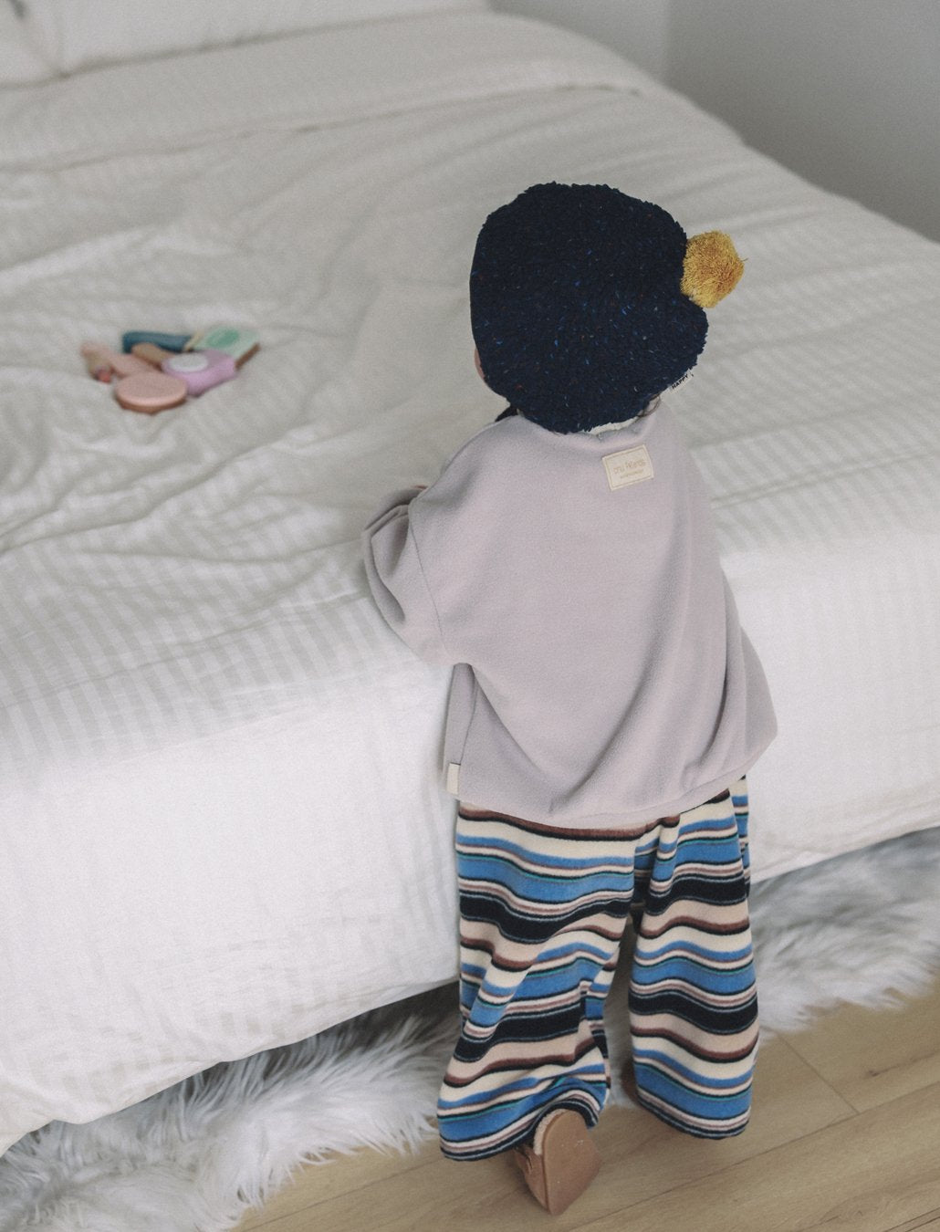 ［ONU］rainbow stripe pants