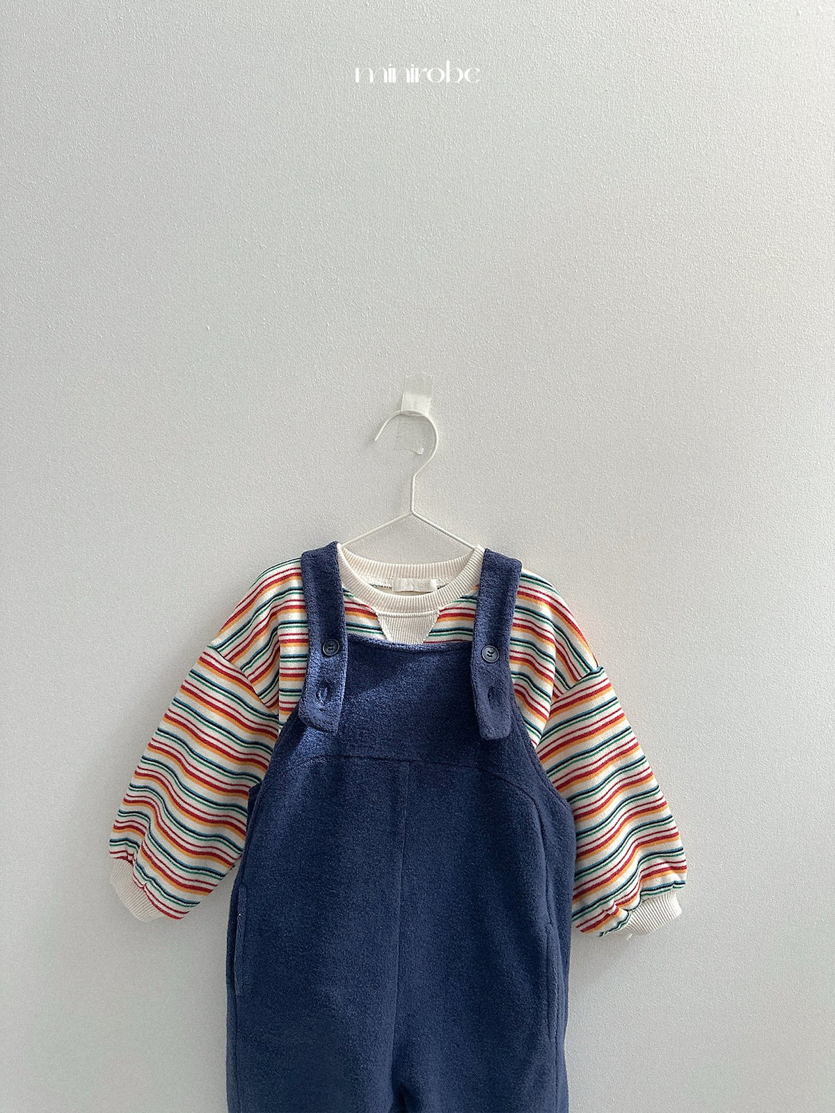 ［minirobe］rainbow sweatshirt