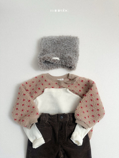 ［minirobe］multi dumble sweatshirt