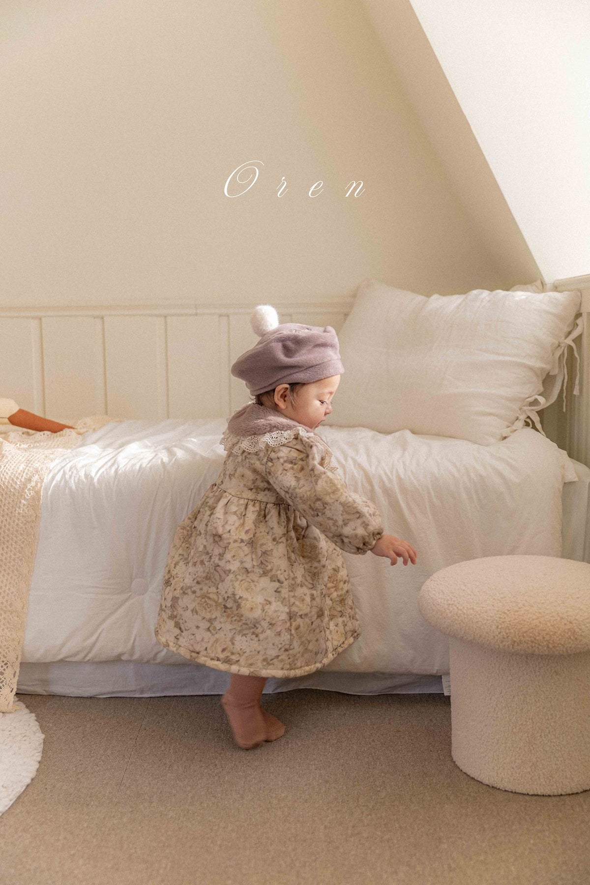 ［OREN］briel padded dress (3oz)
