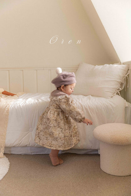 ［OREN］briel padded dress (3oz)