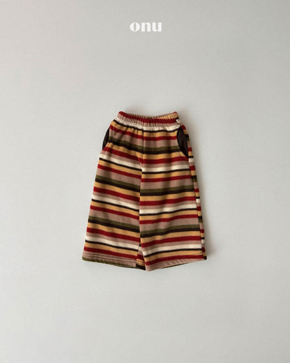 ［ONU］rainbow stripe pants