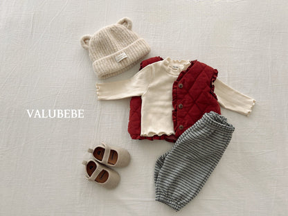 ［valubebe］winter fleece frill tee