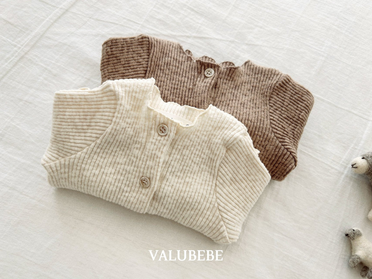 ［valubebe］songsong frill cardigan tee