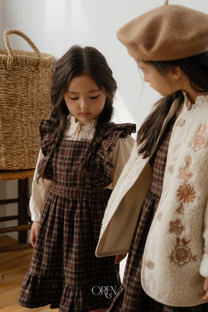［OREN］solene pinafore dress