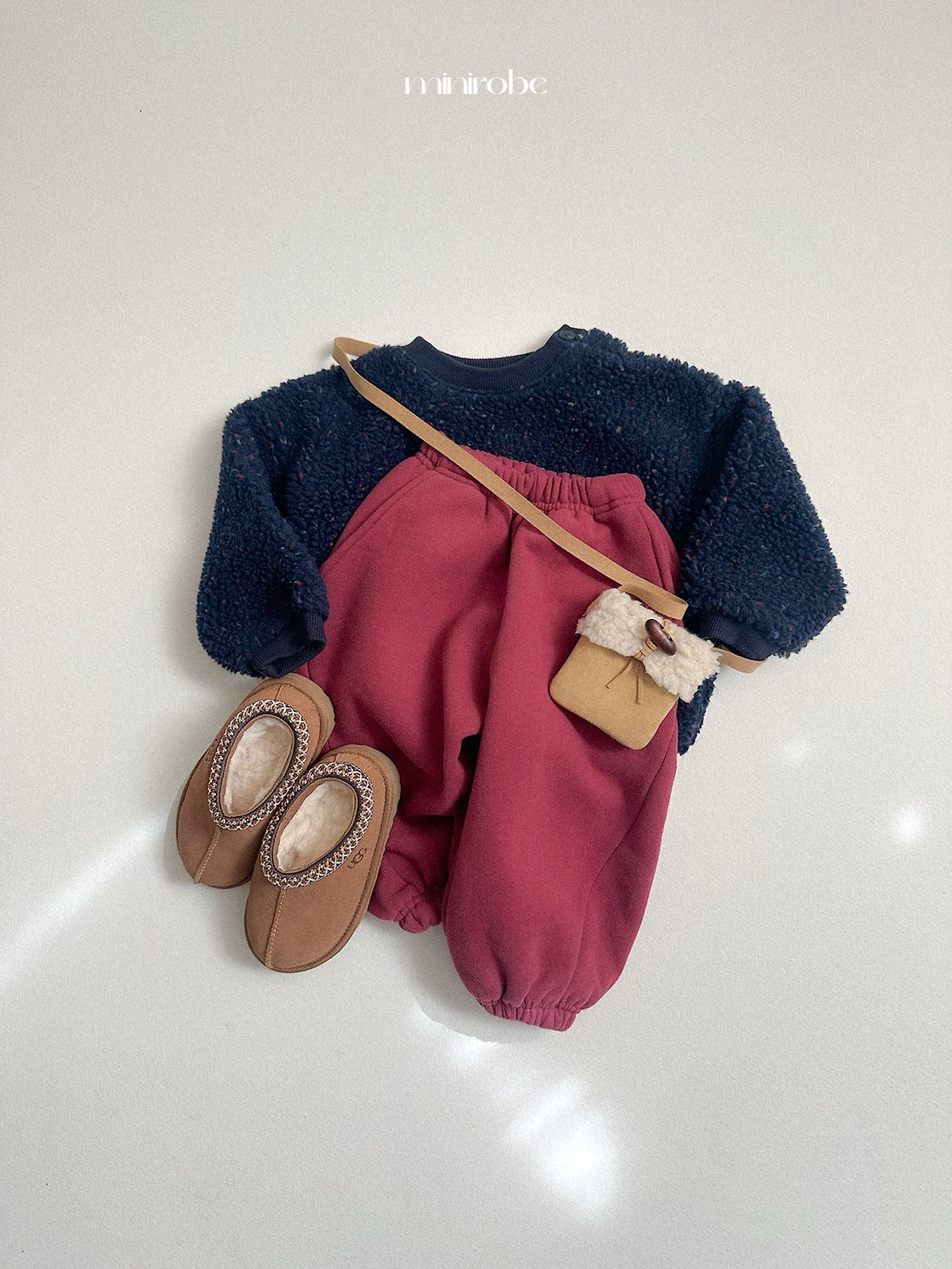 ［minirobe］barrel jogger pants