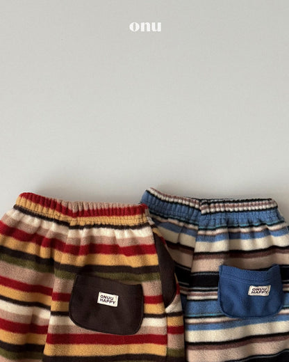［ONU］rainbow stripe pants