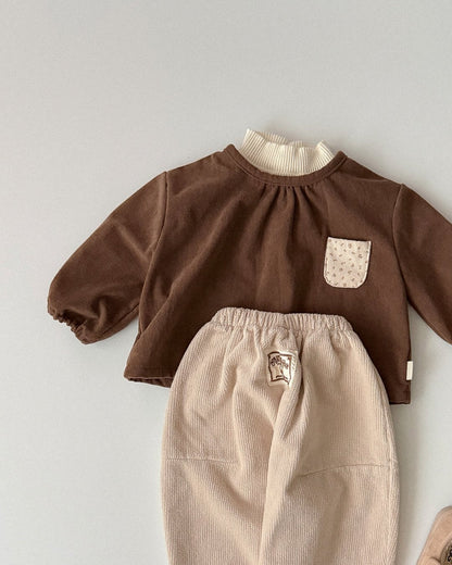 ［ONU］corduroy wide pants