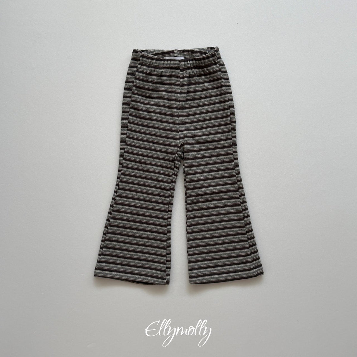 ［ellymolly］latte stripe bootcut