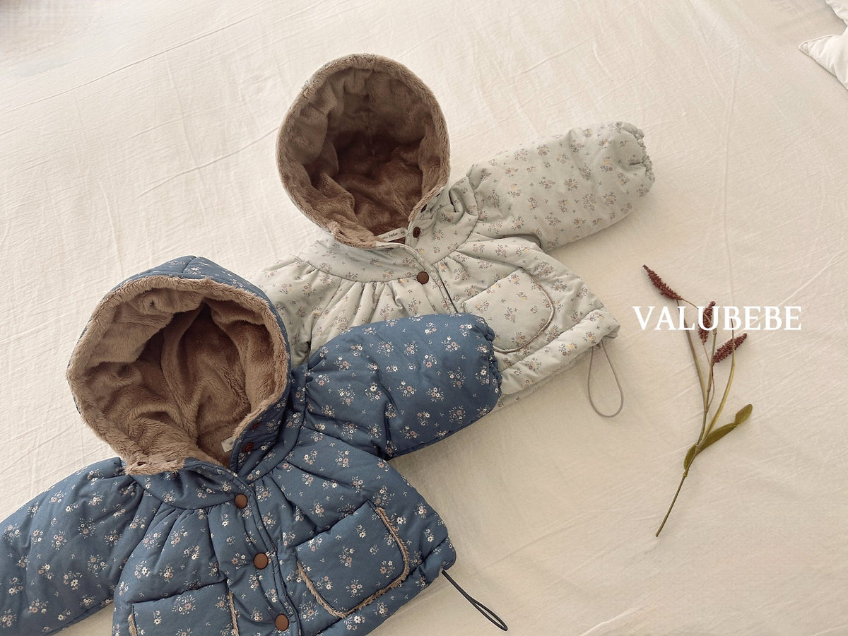 ［valubebe］blanc shirring hood jumper