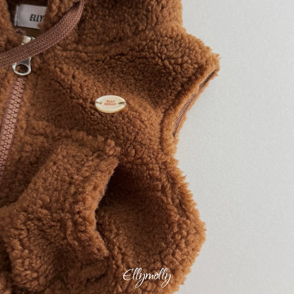 ［ellymolly］bear hood vest