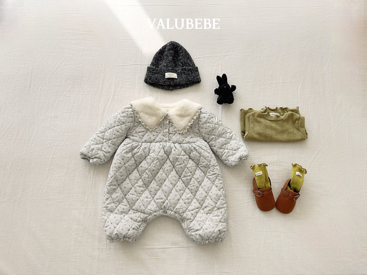 ［valubebe］sherbet flower padding suit