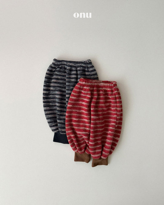 ［ONU］fluffy round pants