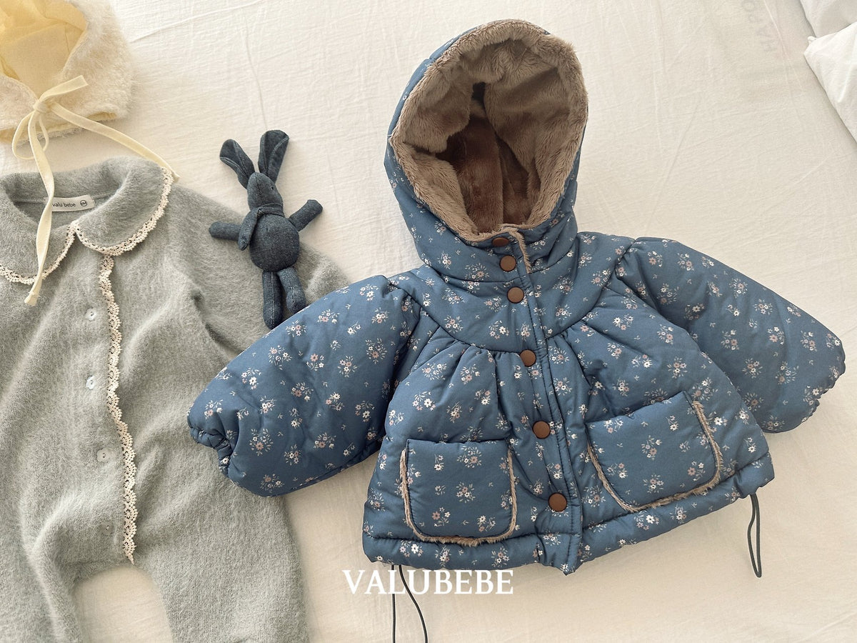 ［valubebe］blanc shirring hood jumper
