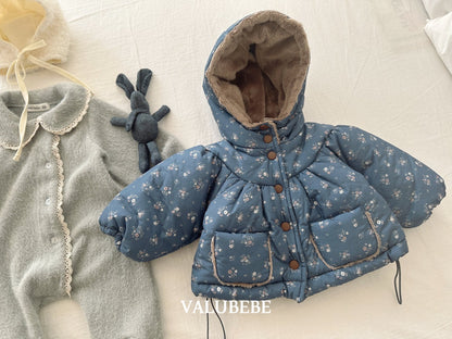 ［valubebe］blanc shirring hood jumper