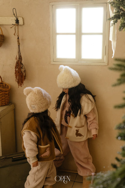 ［OREN］cat faux fur beanie