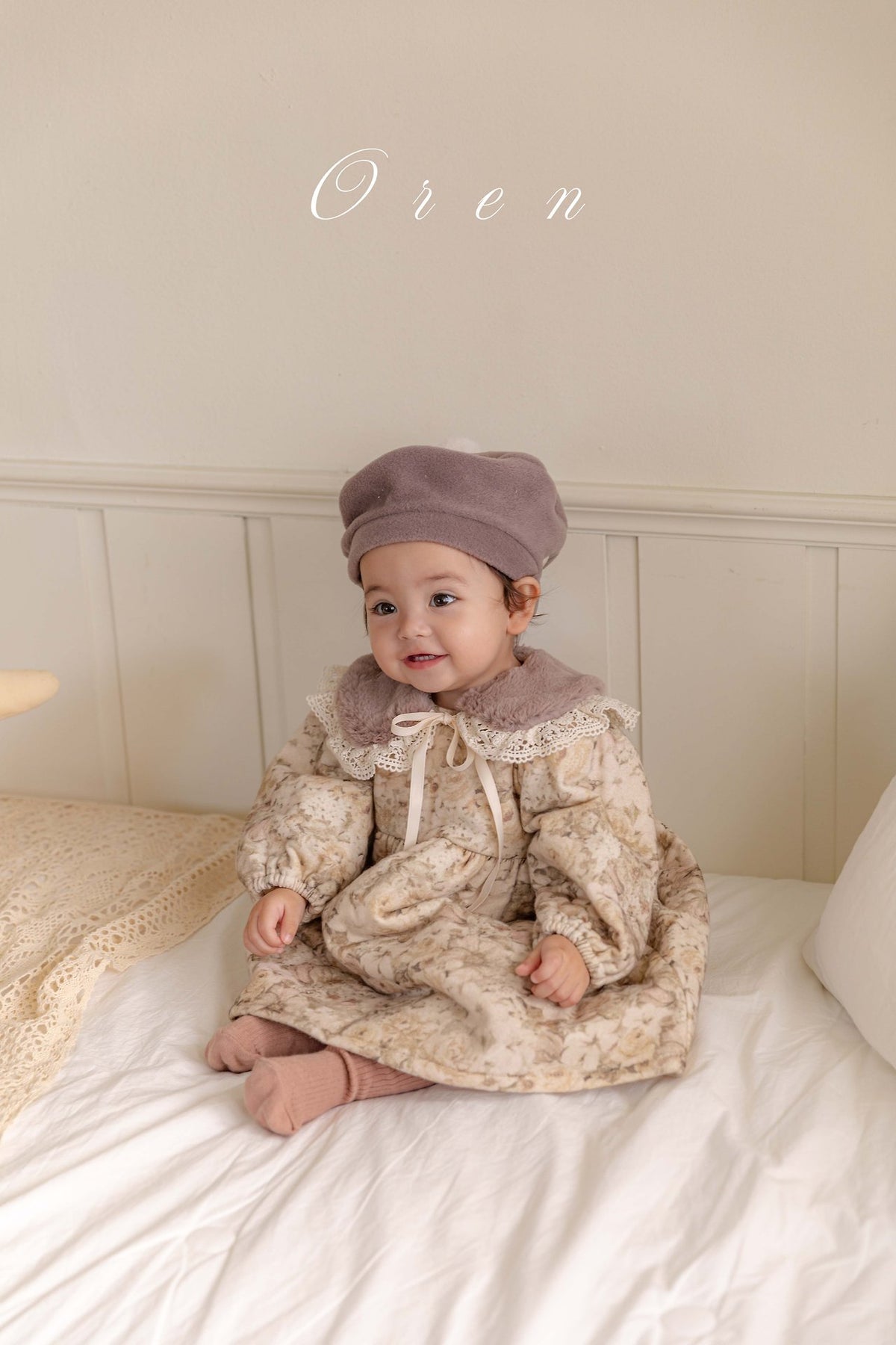 ［OREN］briel padded dress (3oz)