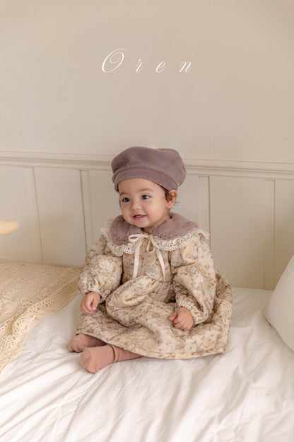 ［OREN］briel padded dress (3oz)