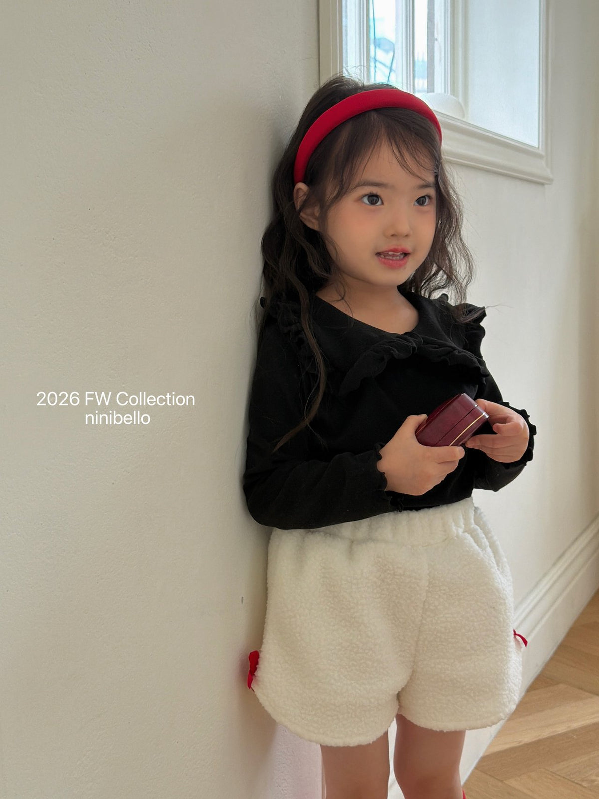 ［ninibello］marielle collar tee