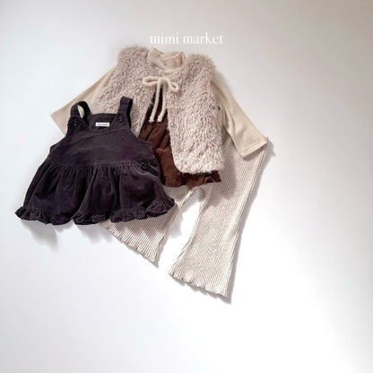 ［mimimarket］corduroy sleeveless blouse
