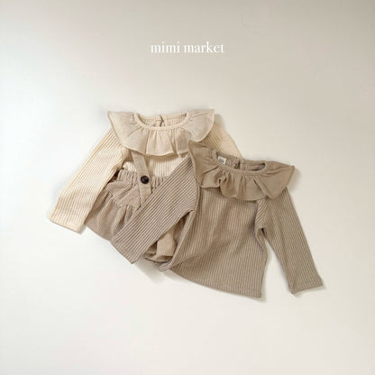 ［mimimarket］liz collar tee