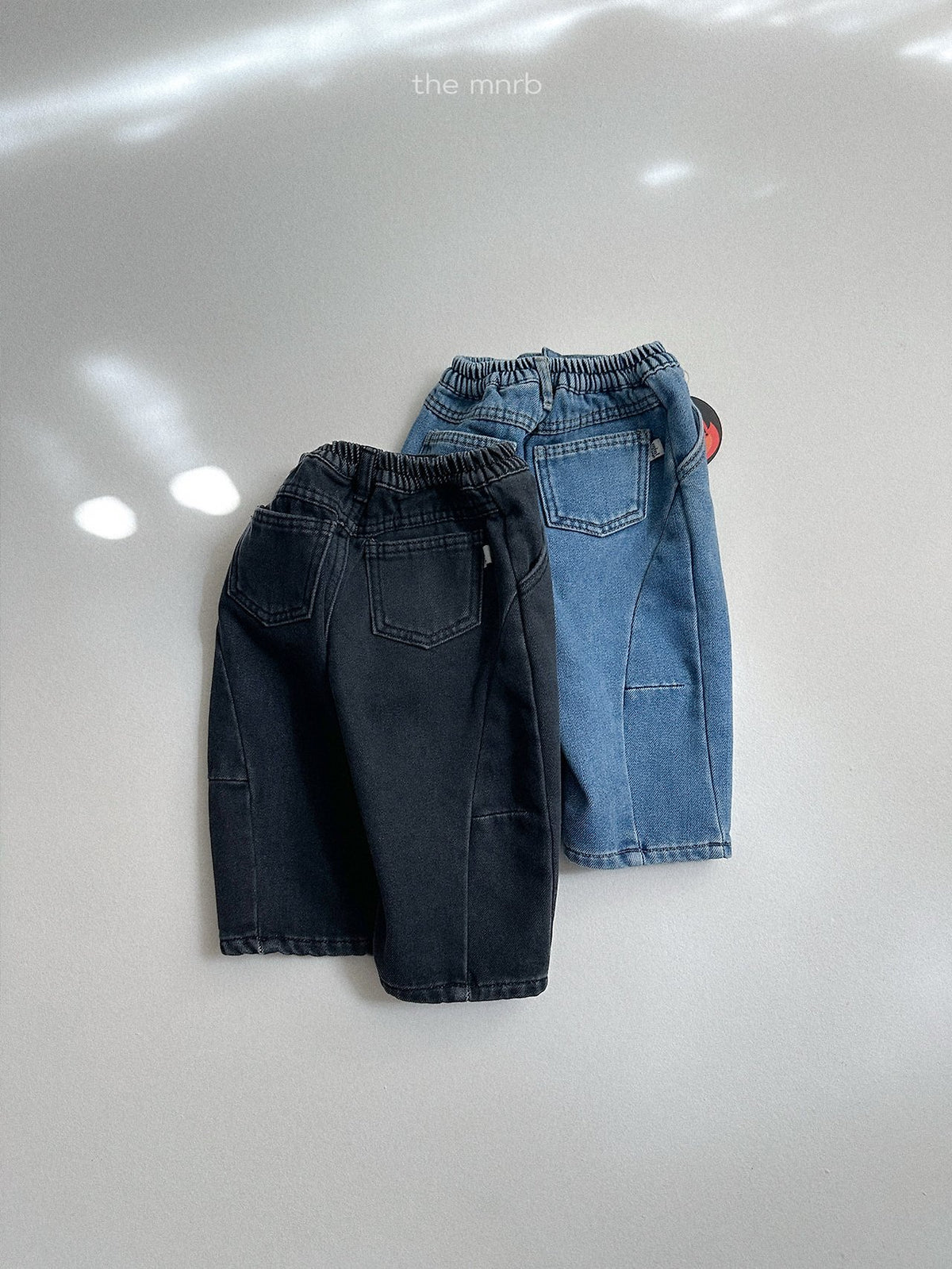 ［minirobe］dart denim pants