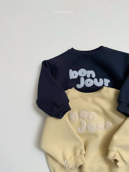 ［atomeme］bonjour sweatshirt