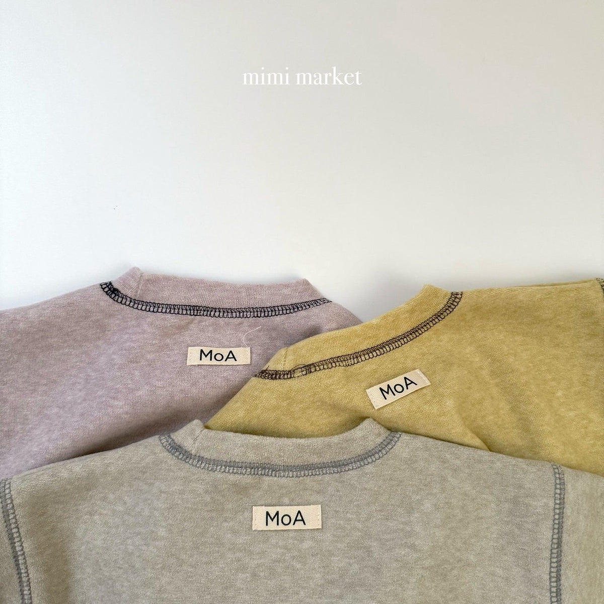 ［mimimarket］mink terry sweatshirt