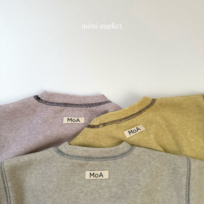 ［mimimarket］mink terry sweatshirt