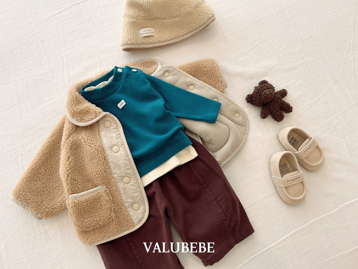 ［valubebe］solid half neck tee