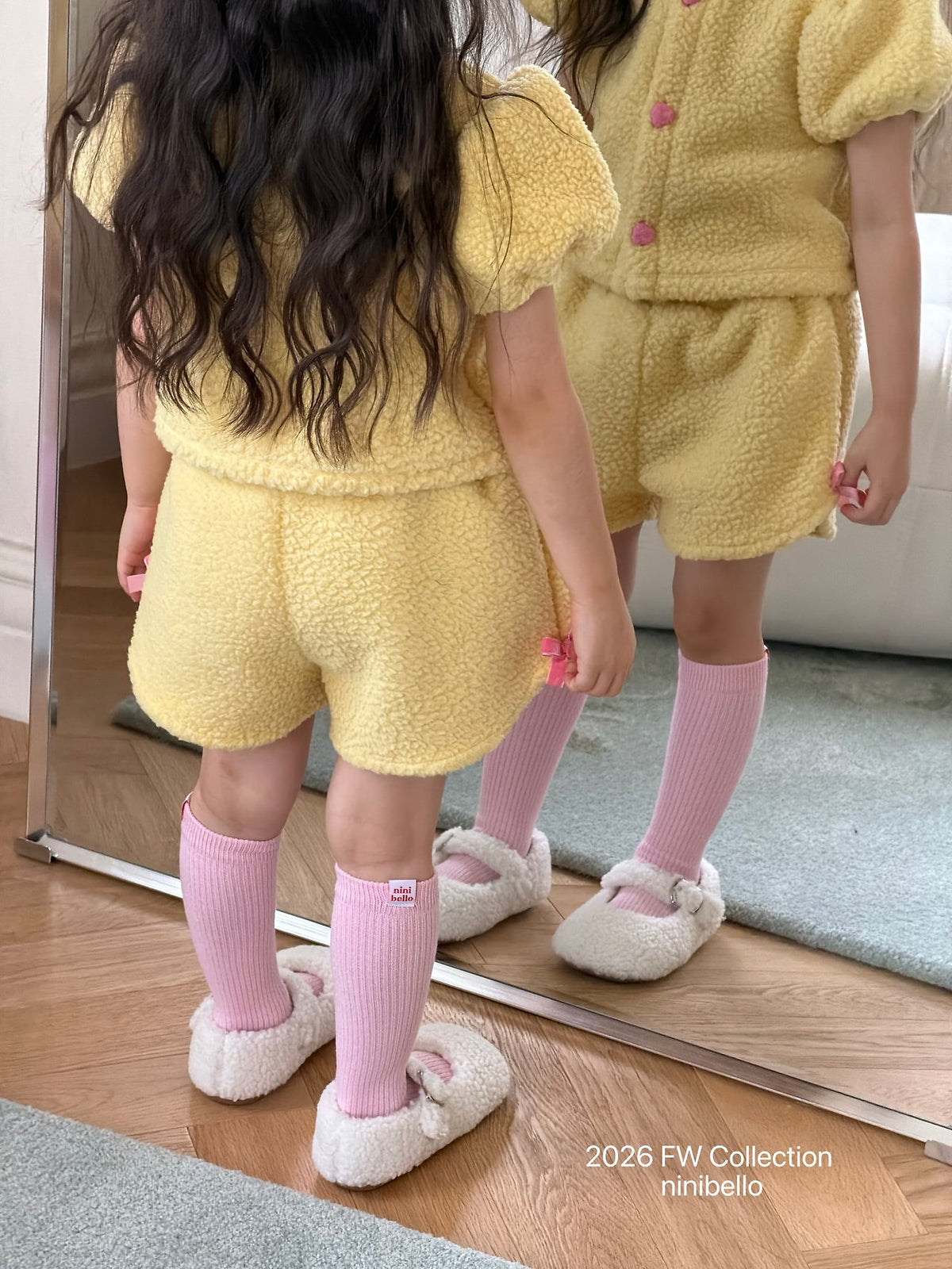 ［ninibello］meringue ribbon shorts