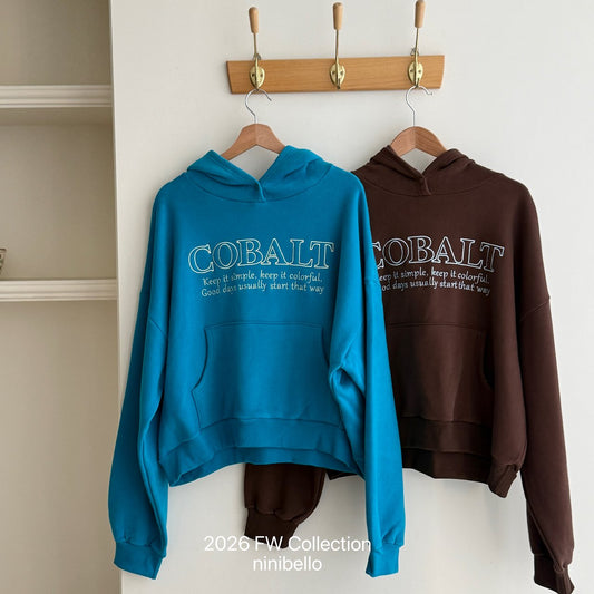 ［ninibello］cobalt hoodie (adult)