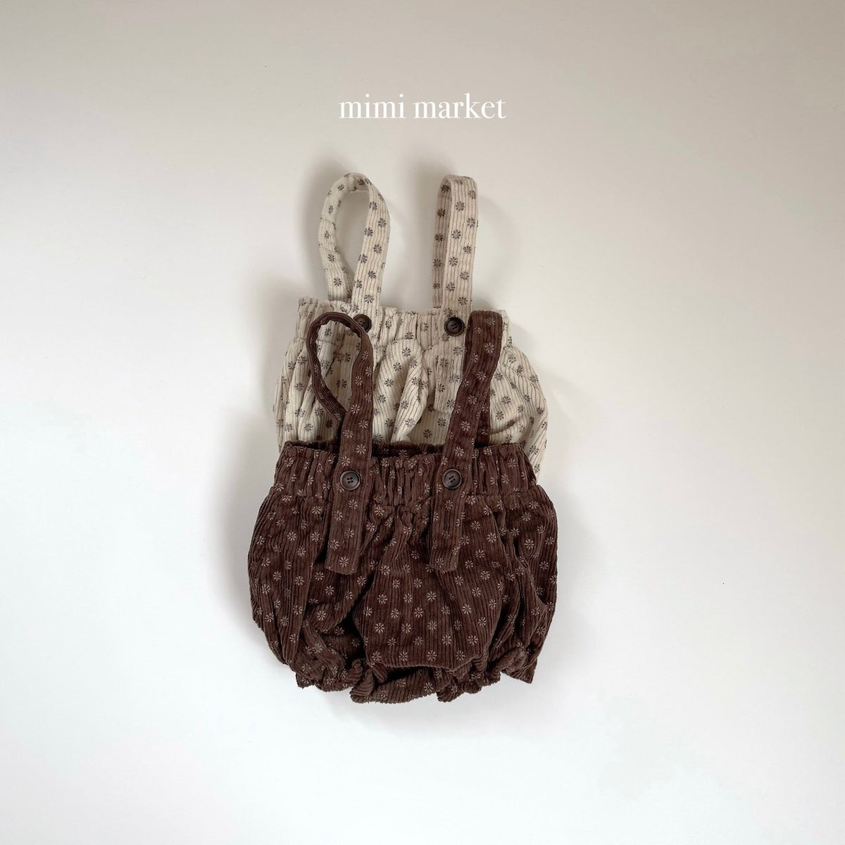 ［mimimarket］eran balloon overalls
