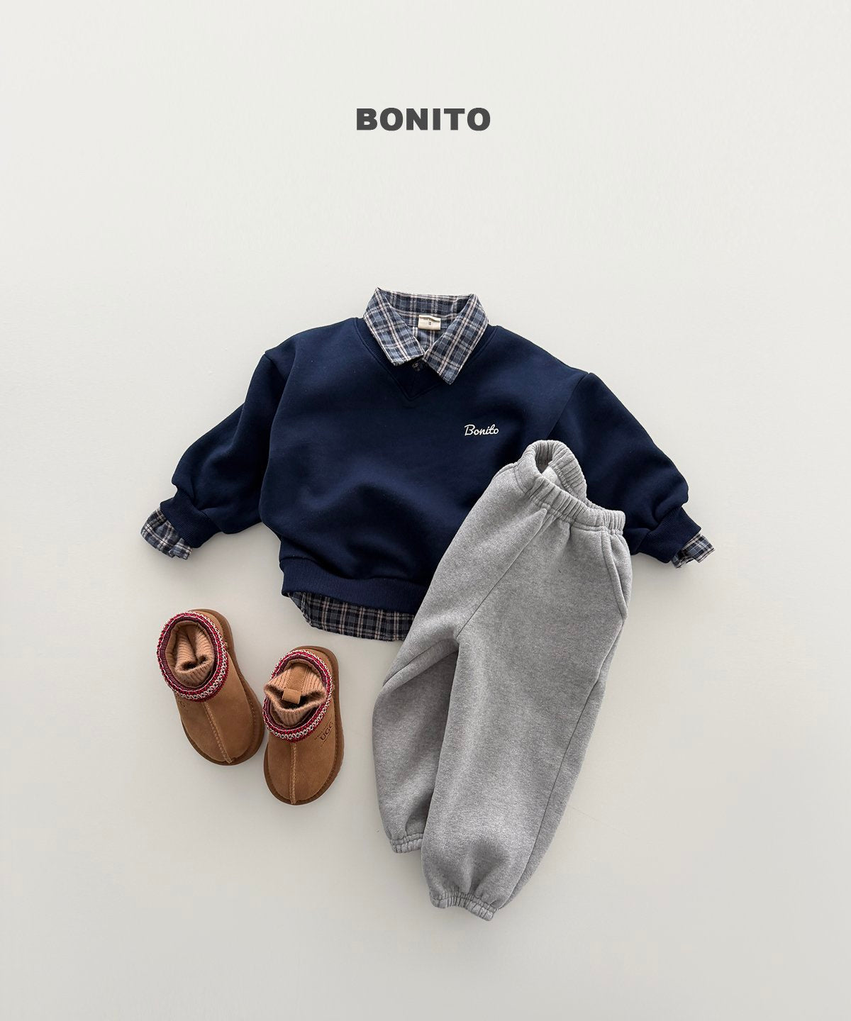 ［BONITO］check flannel shirt