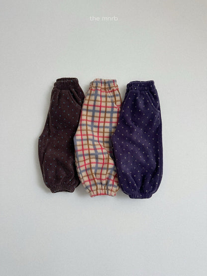 ［minirobe］fleece jogger pants