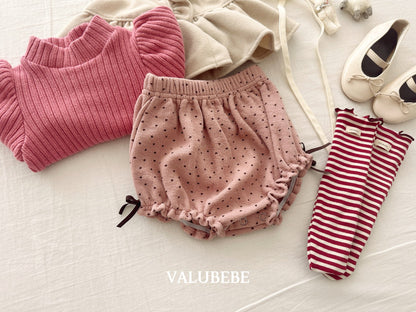 ［valubebe］croissant ribbon bloomers