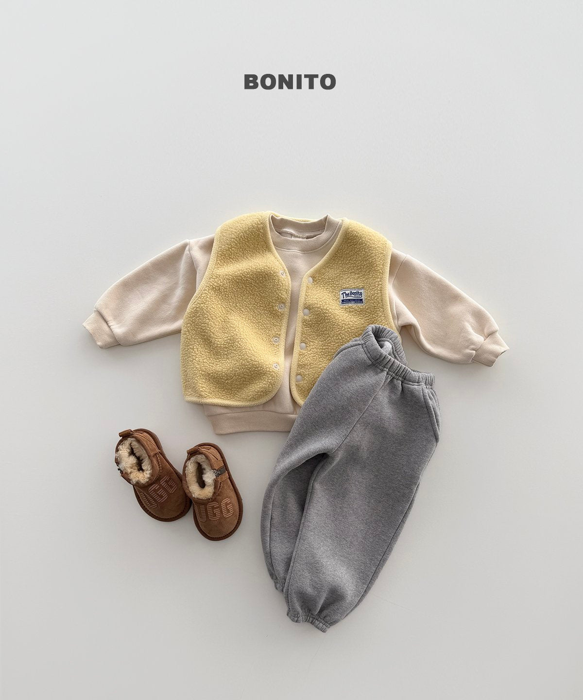 ［BONITO］fluffy boucle vest
