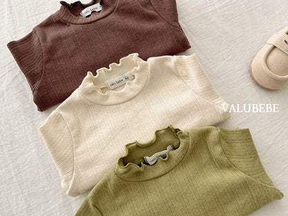 ［valubebe］winter fleece frill tee