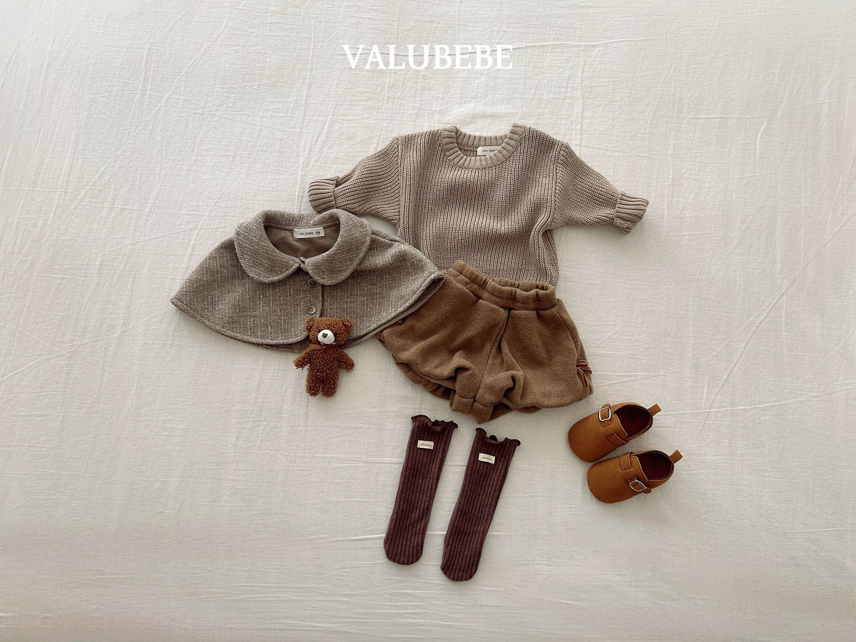 ［valubebe］wool balloon skirt pants