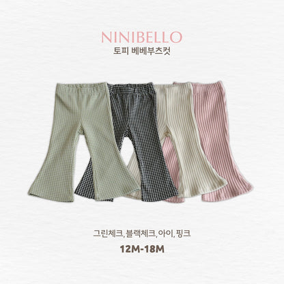 ［ninibello］toffee bebe boots cut pants