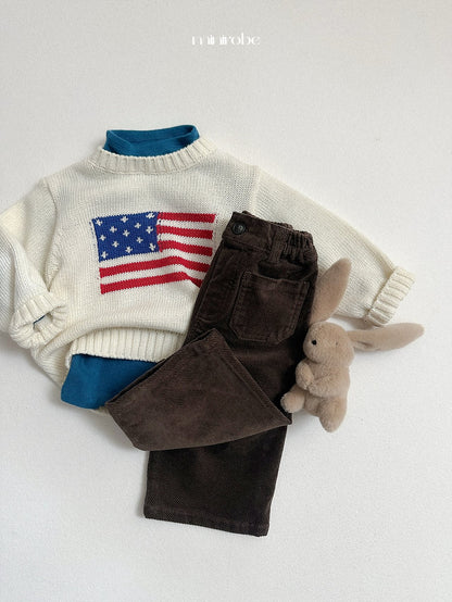 ［minirobe］angora mock neck tee