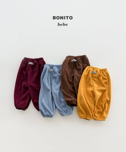 ［BONITO］rib jogger pants