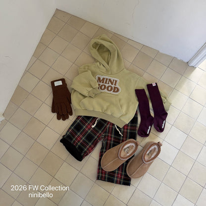 ［ninibello］carol check pants